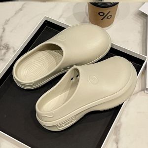 รองเท้าแตะแฟชั่น EVA sole หนา ป้องกันปลายเท้า เพิ่มความสูง กันลื่น ทนทาน