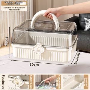 MEIZHUFU | Multi-Layer Large Capacity Medical Storage Box