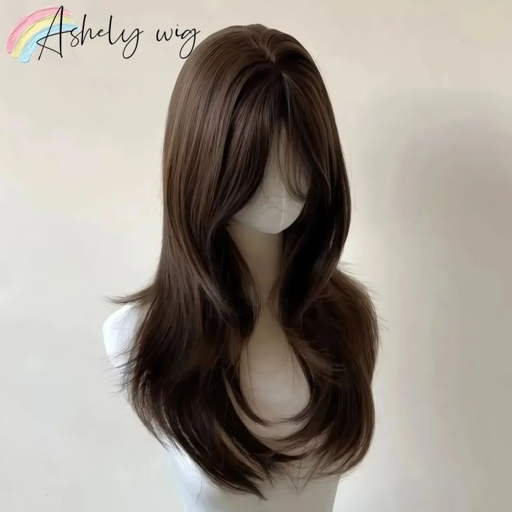 Tóc Giả Tổng Hợp Ashley Brown Dành Cho Nữ Với Kết Cấu Sóng Body Và Tóc ...