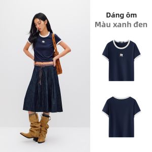 Semir | Áo Thun Croptop Nữ Phiên Bản Giới Hạn Illustrator