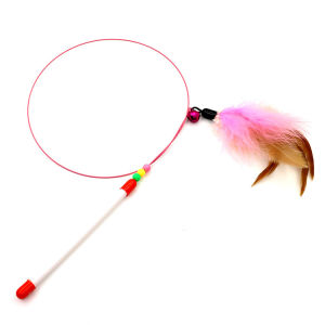 Durable Cat Toy with Bell and Feather