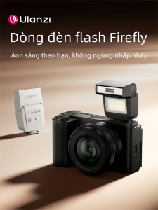Ulanzi | Đèn Flash Mini SL03 Firefly Đầu Lật 90° 2 Chế Độ Flash & LED Tương Thích Mọi Máy Ảnh