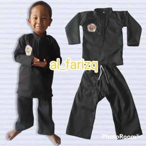Baju silat IPSI anak Laki dan Perempuan / SAKRAL ANAK IPSI HITAM / Baju Silat Silat Anak SD