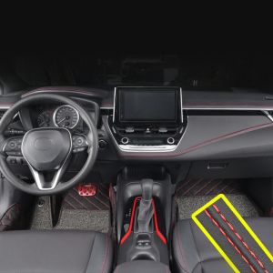 870/228/85CM PU Leather Car Self-adhesive Decorative Line DIY Flexible Interior Molding Decorative Strip Auto Parts Braided Strip Dashboard Sticker