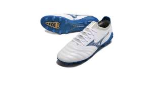 รองเท้ากีฬารองเท้าฟุตบอล Mizuno Japan หนังวัวสินค้ามีพร้อมกล่อง