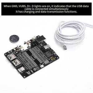 Gaqqee | Bảng Kiểm Tra Cáp USB Có Đèn LED Chỉ Thị Type-C Micro-A Micro-B Mô-đun Kiểm Tra Sạc Công Cụ Kiểm Tra Cáp Tiêu Thụ Điện Năng Thấp