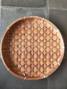 Piring lalapan - piring bambu - model bulat - all size ready