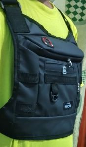 tas depan dada rompi waterfrooftas selempang anti air