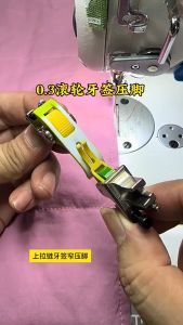 Chân vịt đũa nhựa chống nhăn sử dụng cho máy may 1 kim công nghiệp