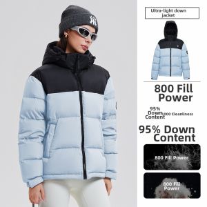 forquee | Thick Warm Goose Down Jacket Winter Windproof Hooded Puffer Coat