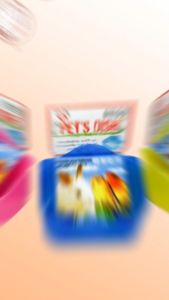 Pet dish M / tempat makan kelinci kucing anjing guinea pig dll