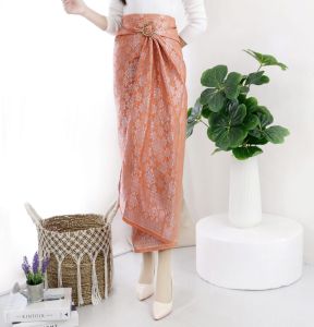 stelan kebaya organza bordir rok songket lilit