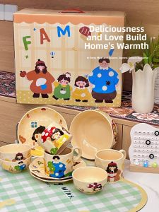mornenjoy | Aesthetic Home Use Ceramic Tableware Set