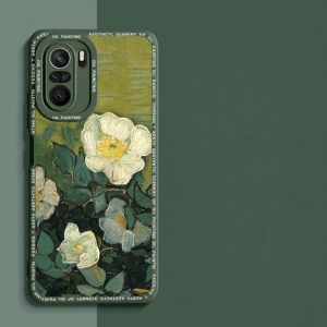Pony | Redmi K40/K40 Pro Silicone Shockproof Case Cover with Van Gogh Art Style