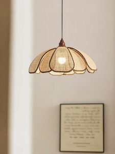 DGY | Vintage French Rattan Chandelier