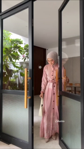 GAMIS TWILL RAYON BATIK CAP ABSTRAK GAMIS TWILL RAYON CANDI MEKAR