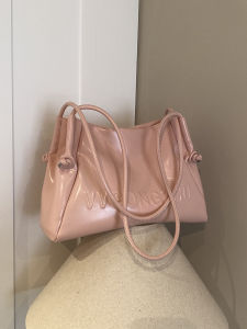 Large Capacity Student Commuter Bag Womens 2026 New Spring Summer Single Shoulder Armpit Soft Leather Loose Tote Bag