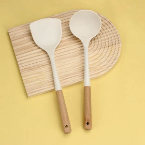Food-Grade Silicone Spatula Set Silicone Kitchen Utensil Non Stick Utensils Cooking Tool Spatula Spoon Soup Frying Shovel