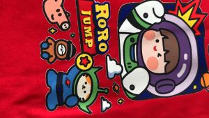 ATASAN KAOS BAJU TSHIRT ANAK LAKI PEREMPUAN KATUN LENGAN PENDEK DISTRO KIDS ROROJUMP ASTRONOT CUTE