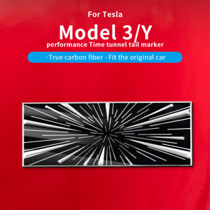Emblem Stickers Model3 Highland Time Space Tunnel Logo Trunk Badge Decals For Tesla Model 3 Y S X 2017-2025 Accessories