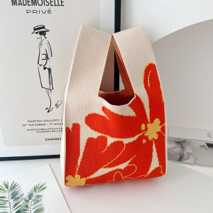 ทันสมัย กระเป๋าถือแบบถัก สไตล์เกาหลี กระเป๋าคลัทช์เดินทางส่วนบุคคล หลากหลาย แบบพกพา เสื้อกั๊ก กระเป๋า ลำลอง โพลีเอสเตอร์ วัสดุกระเป๋าโท้ตมือถือ