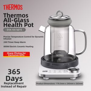 Thermos | Smart Home-use Easy-to-clean Precise Temperature Control Glass Health Kettle