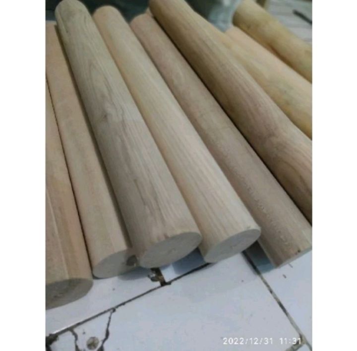 dowel kayu 6cm x20cm