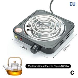 Portable Cooktop 500/1000w Electric Stove Top Burner Countertop 5 Firepower Levels Multifunction Stove For Tea Coffee Maker