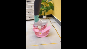 Yoga Stretching Wheel Indoor Exercise Stretching Board Achilles Tendon Stretcher Leg Fitness Stand Balance Thin Leg Stepper