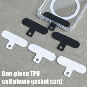 10-1ชิ้นแผ่นปะเก็นสายห้อยโทรศัพท์ TPU ทนทานอะไหล่โทรศัพท์อเนกประสงค์ยืดหยุ่นได้แผ่นสายห้อยสำหรับแขวนคลิปหนีบสาย