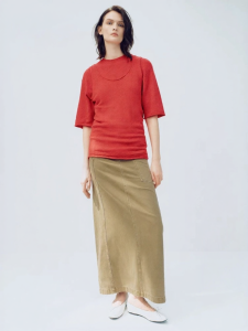 edition | Autumn Casual Loose Fit Straight Denim Skirt