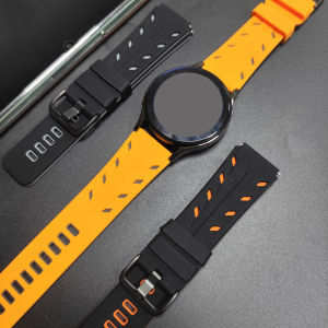 22mm Silicone Band For Samsung Galaxy Watch 46mm SM-R800 Watch 3 45mm SM-R840 Gear S3 Classic Strap Sports Bracelets Replacement