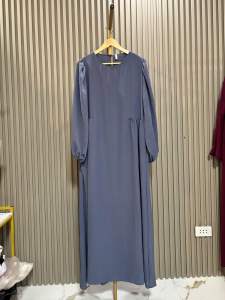 M- XXL 51-55 KIMI DRESS Crinkle cloth airflow dress