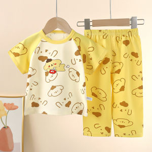 JIFANPAUL | Bộ Đồ Ngủ Bé Gái Và Bé Trai Cotton Mùa Hè