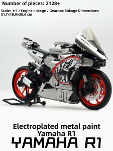 Eikee | Metallic Painted Motorcycle Building Blocks Model