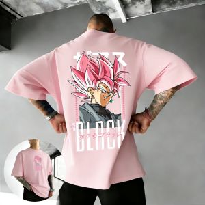 Bandai | Dragon Ball Anime Printed Pure Cotton T-shirt 2026 Summer New Style Mens and Womens Loose Street Trendy Parent Child Top