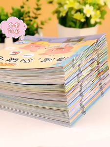 70pcs Character Cultivation Help Children Manage Their Emotions Early Education Bedtime Reading Chinese Picture Books儿童启蒙绘本0-6岁宝宝故事书幼儿园阅读宝宝逆商培养反霸凌启蒙绘本早教书