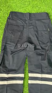 RAUNG - Celana Wearpack Lapangan / Celana Kerja Safety / Celana Wearpack Proyek - Bahan Full Katun Drill - Double Scotlight - UK S-XXL