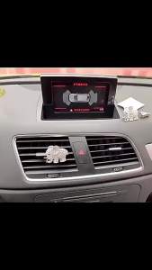 Bling Elephant Car Air Conditioner Air Outlet Perfume Clip Car Perfume Air Freshener Diamond Elephant Auto Interior Decoration