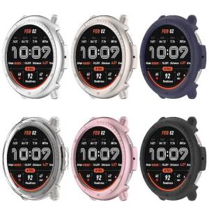 Hard PC Protective Cover for Amazfit Active 2 Smart Watch Case Shell Frame Bumper for Huami Amazfit Active 2 Protector Accessory