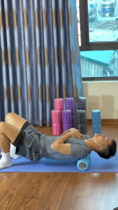 CON LĂN GAI MASSAGE 45CM - TRỢ THỦ PHỤC HỒI CƠ THỂ SAU MỖI BUỔI TẬP