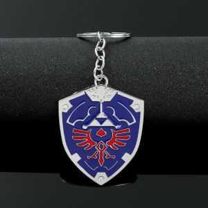 Bandai | The Legend of Zeldas Pendant Keyring for Men Women Vintage Triforce Triangle Amulet Key Chain Cosplay Party Gifts
