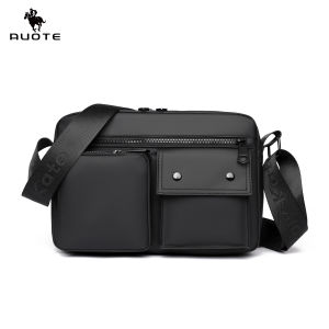 AUOTE Mens Shoulder Bag Fashion Waterproof Messenger Bag Phone Bag Simple Casual Bag Large Capacity Cross Body Bag Lightweight Leisure Sport Street Bag