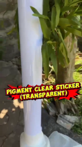 Clear Vinyl Sticker 4.2ft x 15meters for Pigment Ink