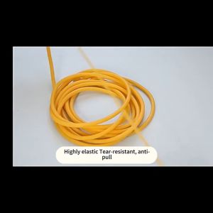 5PCS 1.5mm Natural Latex Tube Elastic Rubber Band Tube Natural Durable High Elastic Accessory Fishing Accessories