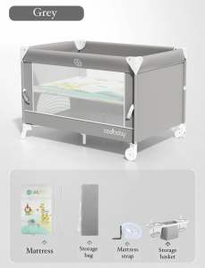 SG SELLER~ Multifunctional Foldable Bed Side Baby Cot Travel Cot Playpen