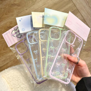 Space Butterfly Knot Phone Case for OPPO REINO Series Silicone Transparent Protective Cover  And Cute Girl Friend Gift