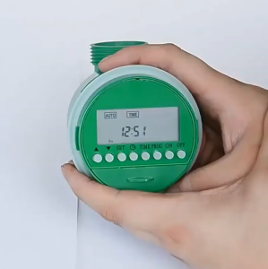 Đồng hồ hẹn giờ tắt mở nước tự động xài pin 15 AA dụng cụ tưới cây phun sương thông minh