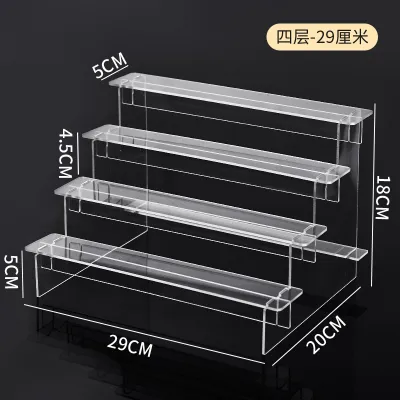 Acrylic Transparent Display Stand Storage Shelf for Figurines Bubble Mat Display Cabinet Modern Minimalist Home Organizer