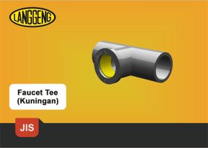 Langgeng Faucet Tee JIS-AW (Kuningan) 3/4" - Fitting PVC